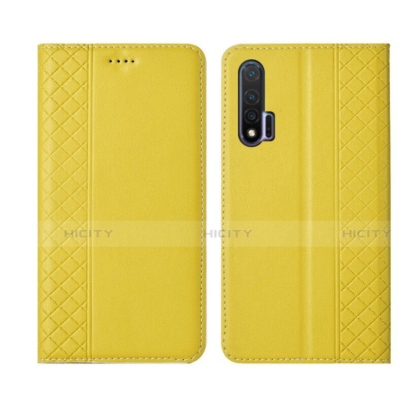 Funda de Cuero Cartera con Soporte Carcasa T02 para Huawei Nova 6