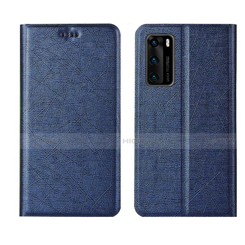 Funda de Cuero Cartera con Soporte Carcasa T02 para Huawei P40