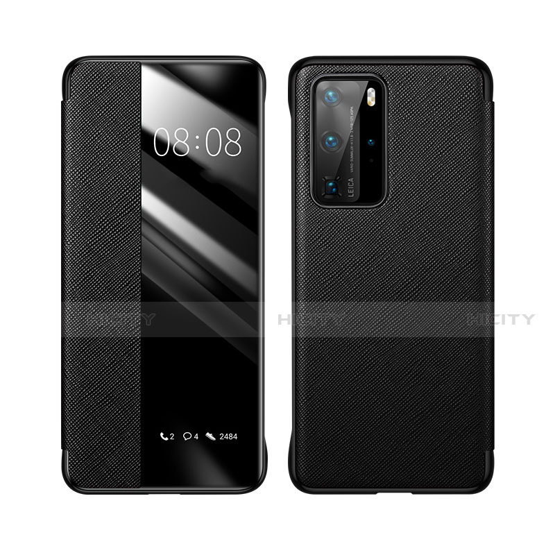 Funda de Cuero Cartera con Soporte Carcasa T02 para Huawei P40 Pro