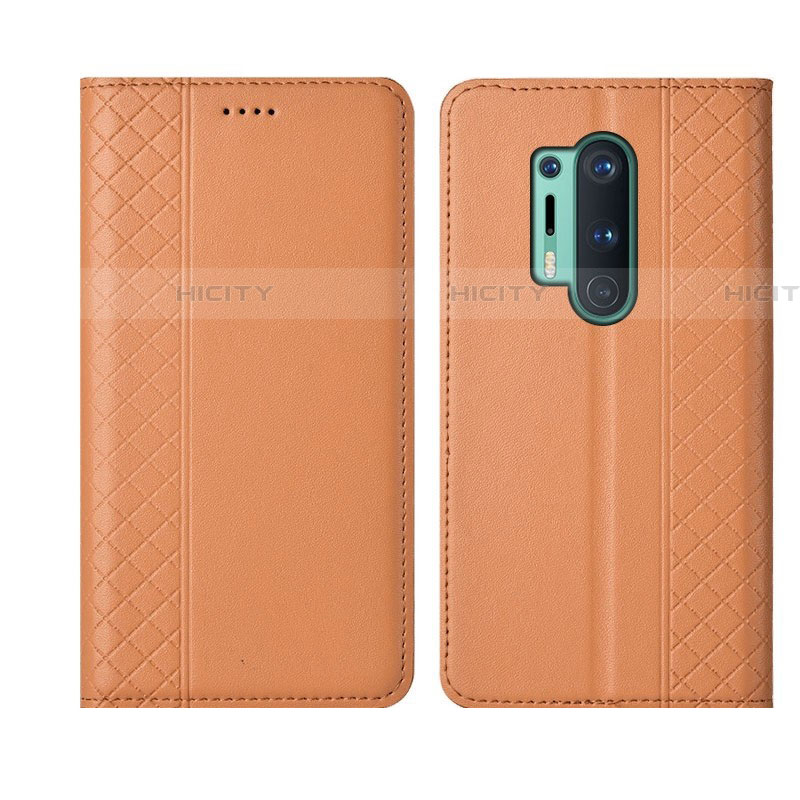 Funda de Cuero Cartera con Soporte Carcasa T02 para OnePlus 8 Pro