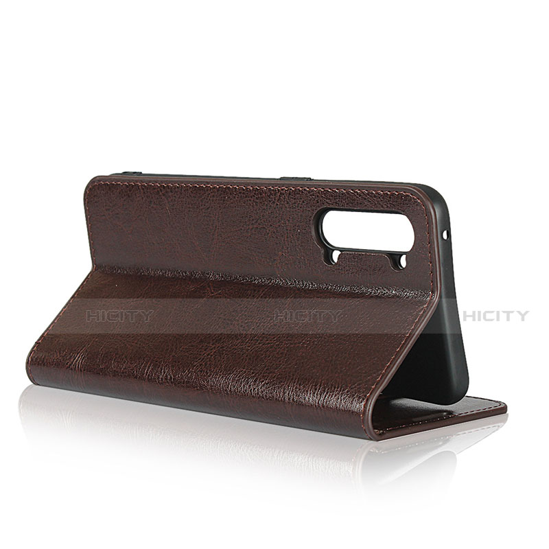 Funda de Cuero Cartera con Soporte Carcasa T02 para Oppo F15