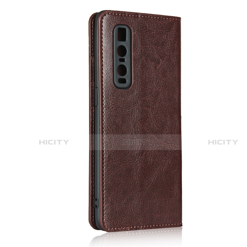 Funda de Cuero Cartera con Soporte Carcasa T02 para Oppo Find X2 Pro