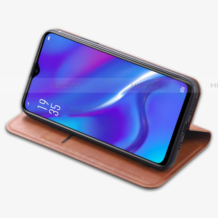 Funda de Cuero Cartera con Soporte Carcasa T02 para Oppo R17 Neo