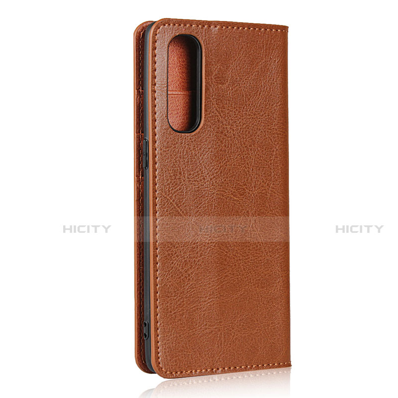 Funda de Cuero Cartera con Soporte Carcasa T02 para Oppo Reno3 Pro