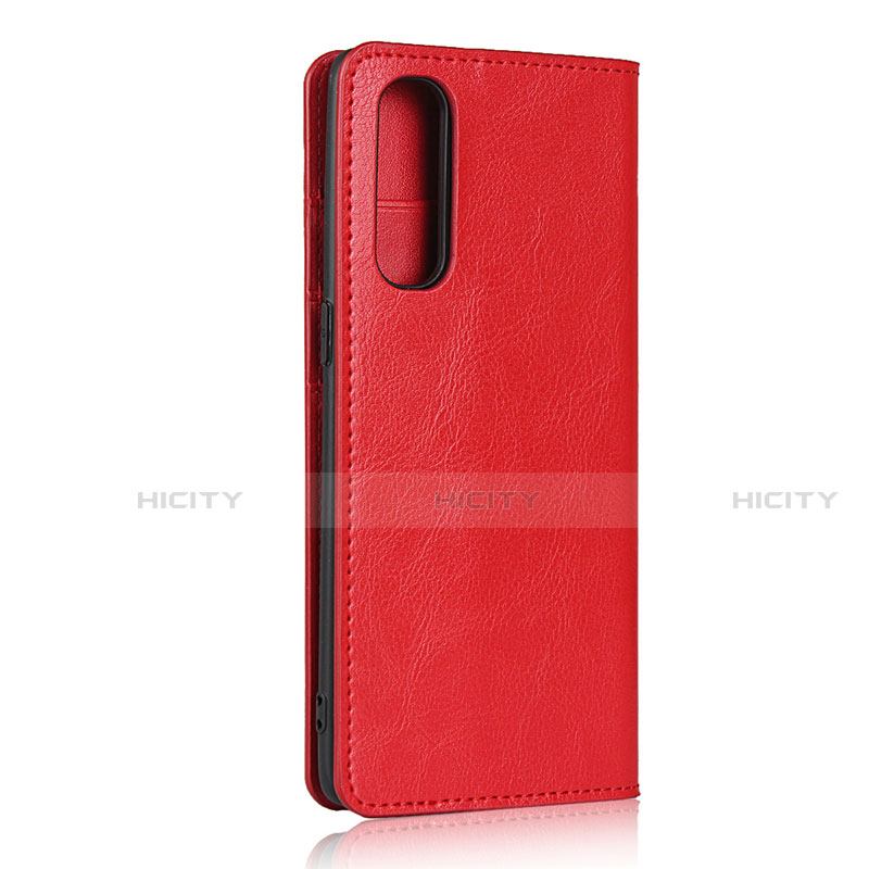 Funda de Cuero Cartera con Soporte Carcasa T02 para Oppo Reno3 Pro