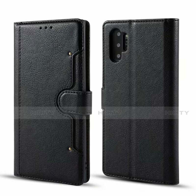 Funda de Cuero Cartera con Soporte Carcasa T02 para Samsung Galaxy Note 10 Plus