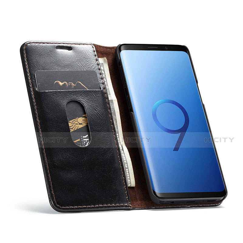 Funda de Cuero Cartera con Soporte Carcasa T02 para Samsung Galaxy S9 Plus