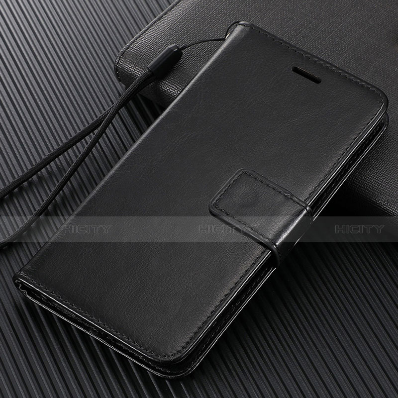 Funda de Cuero Cartera con Soporte Carcasa T02 para Vivo Y50 Negro