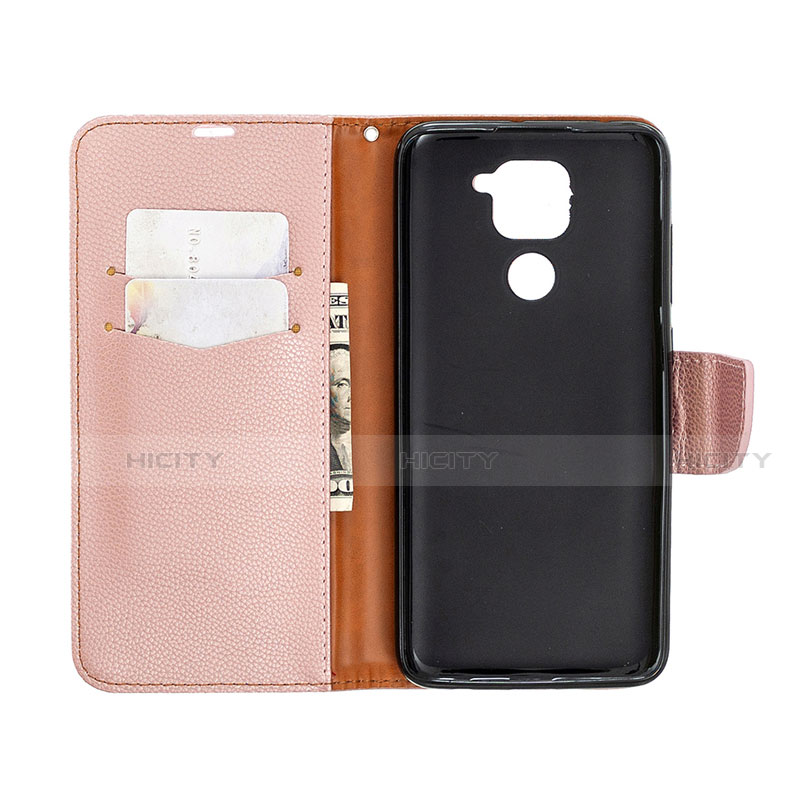 Funda de Cuero Cartera con Soporte Carcasa T02 para Xiaomi Redmi Note 9