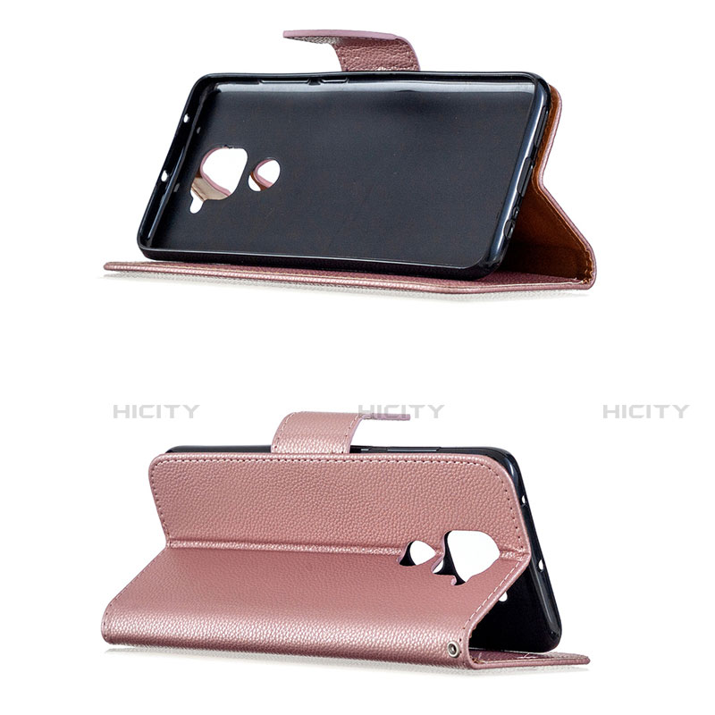 Funda de Cuero Cartera con Soporte Carcasa T02 para Xiaomi Redmi Note 9