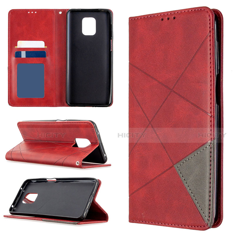 Funda de Cuero Cartera con Soporte Carcasa T02 para Xiaomi Redmi Note 9S