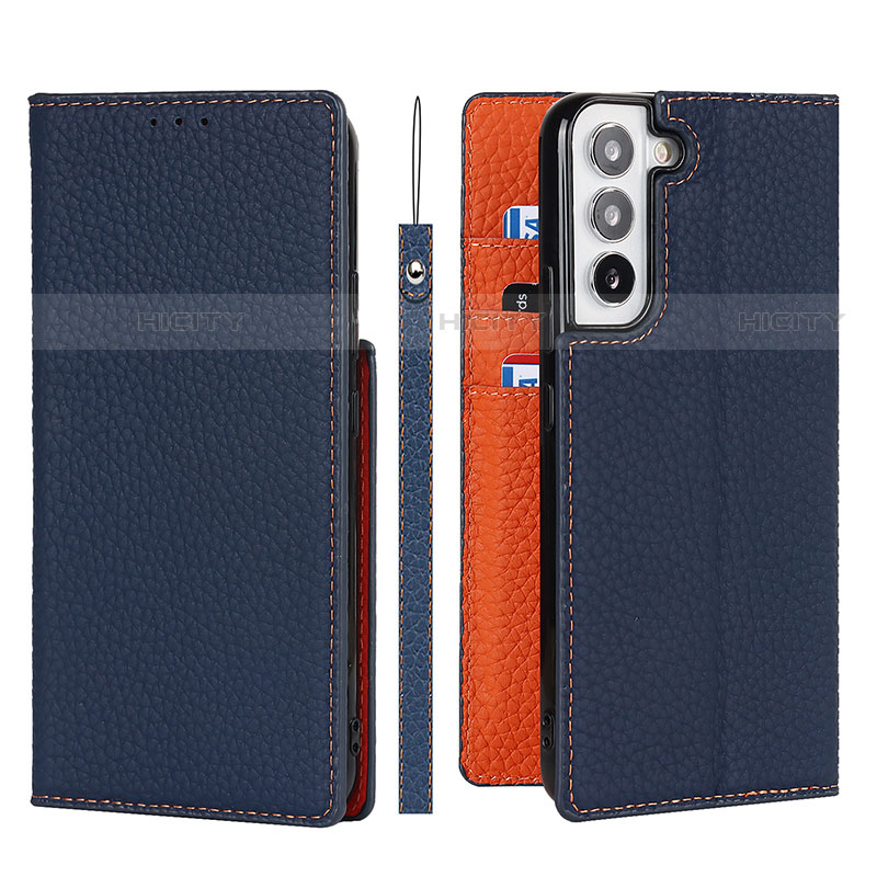 Funda de Cuero Cartera con Soporte Carcasa T02D para Samsung Galaxy S21 Plus 5G