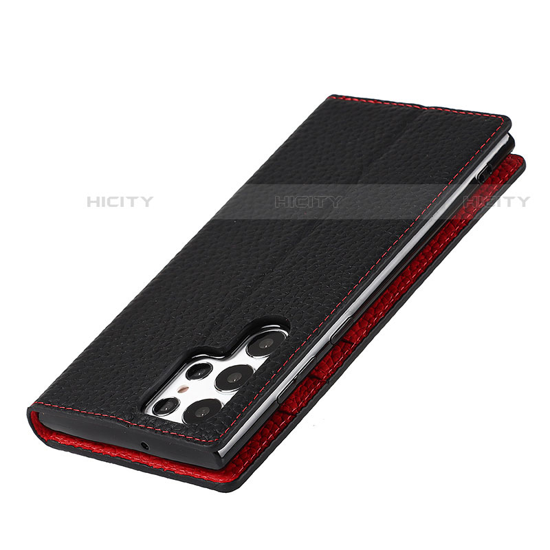 Funda de Cuero Cartera con Soporte Carcasa T02D para Samsung Galaxy S23 Ultra 5G