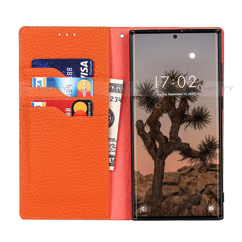 Funda de Cuero Cartera con Soporte Carcasa T02D para Samsung Galaxy S23 Ultra 5G