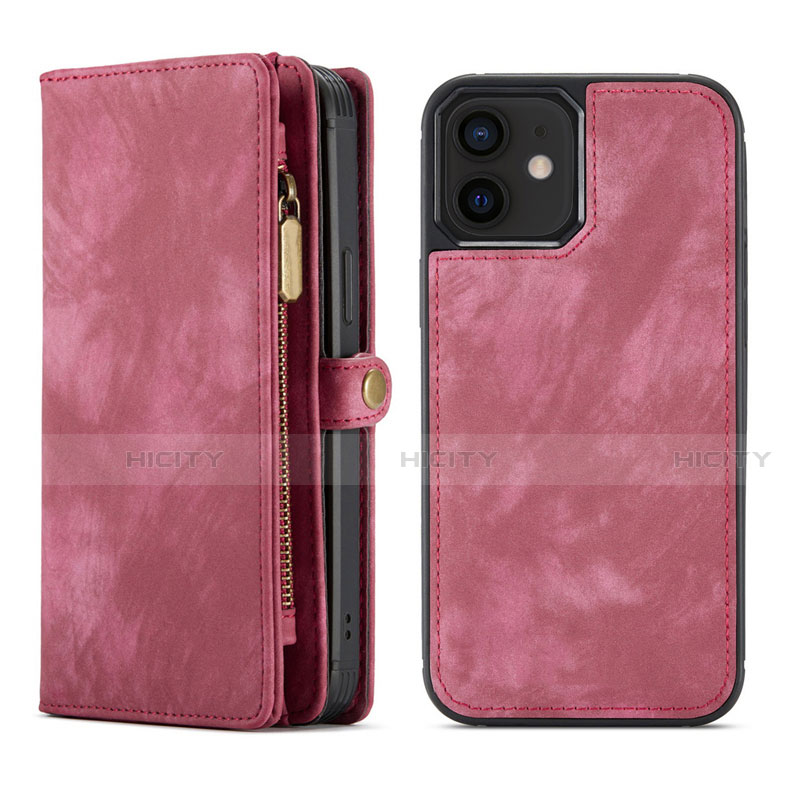 Funda de Cuero Cartera con Soporte Carcasa T03 para Apple iPhone 12