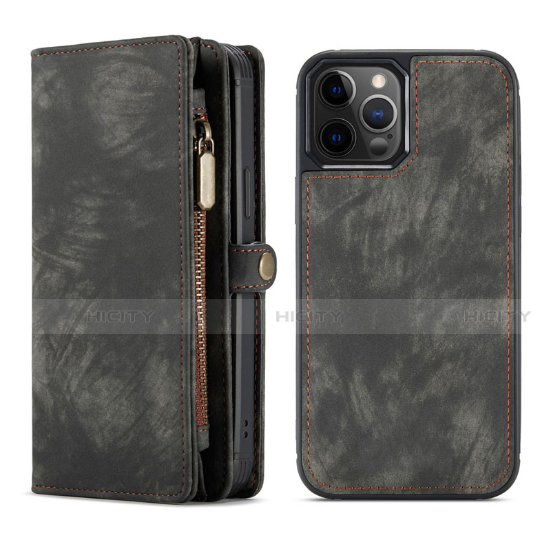 Funda de Cuero Cartera con Soporte Carcasa T03 para Apple iPhone 12 Pro