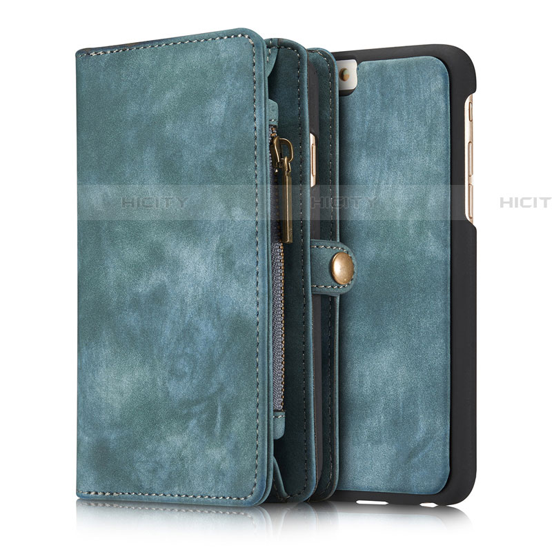 Funda de Cuero Cartera con Soporte Carcasa T03 para Apple iPhone 6 Plus