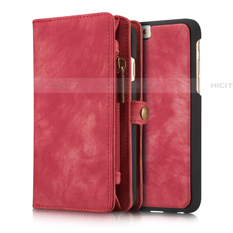 Funda de Cuero Cartera con Soporte Carcasa T03 para Apple iPhone 6 Plus