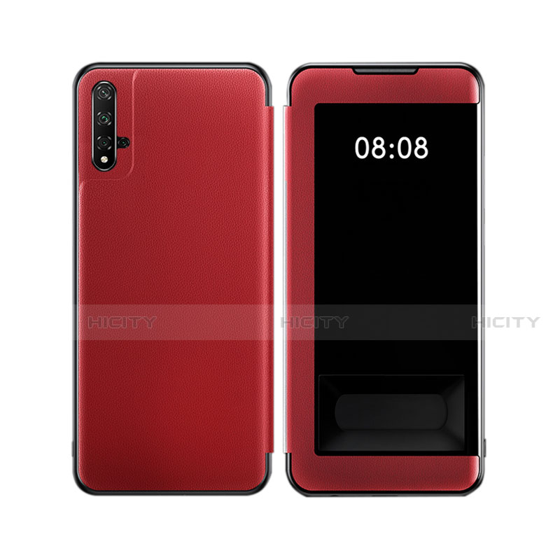 Funda de Cuero Cartera con Soporte Carcasa T03 para Huawei Honor 20