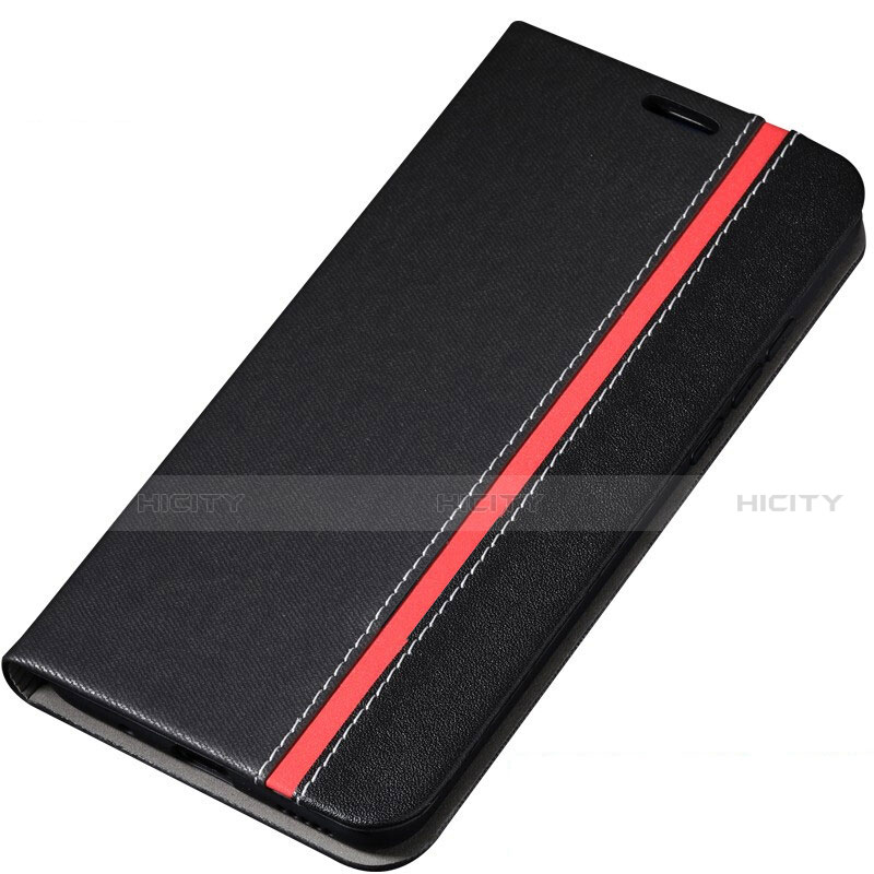 Funda de Cuero Cartera con Soporte Carcasa T03 para Huawei Honor View 20 Negro