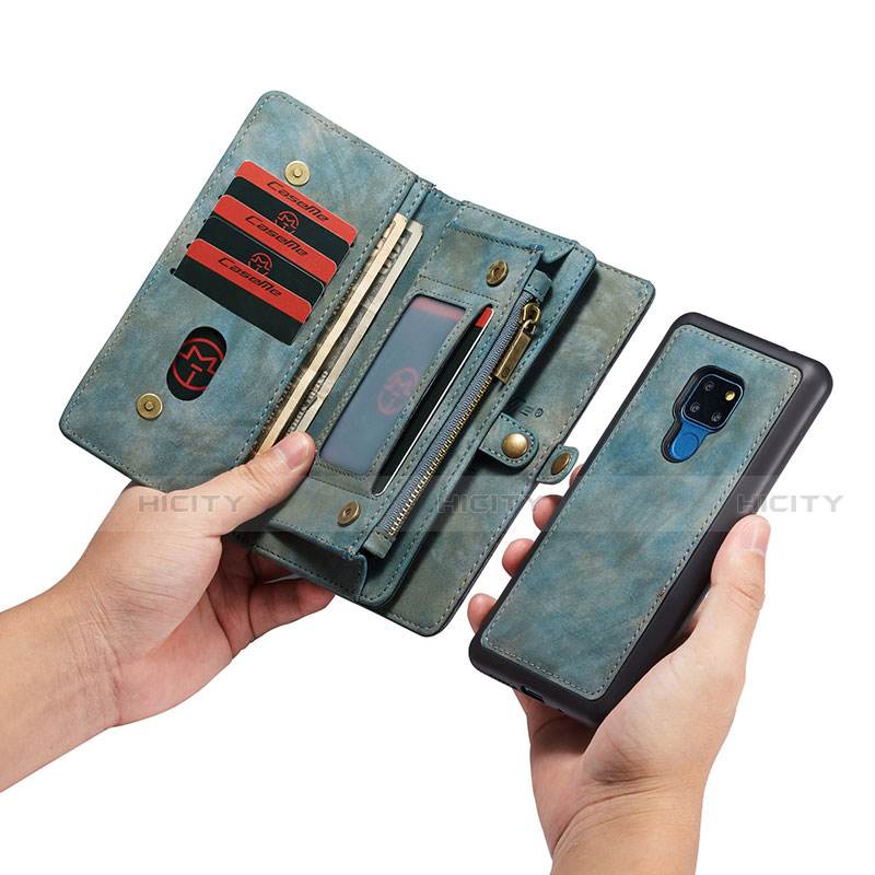 Funda de Cuero Cartera con Soporte Carcasa T03 para Huawei Mate 20