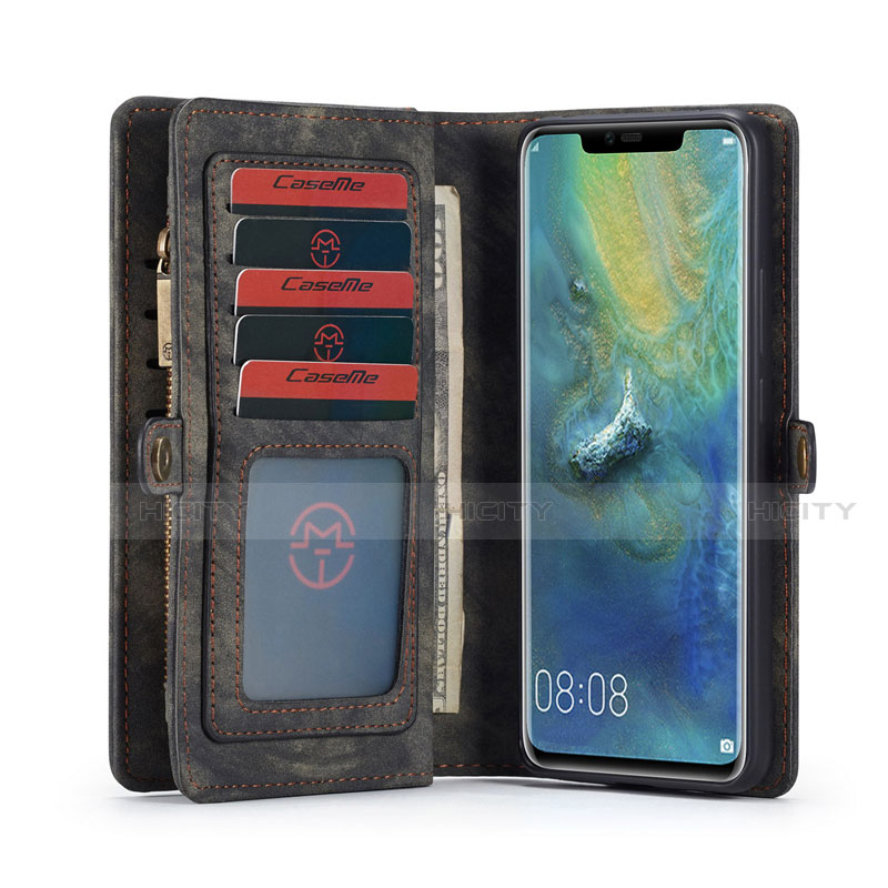 Funda de Cuero Cartera con Soporte Carcasa T03 para Huawei Mate 20 Pro