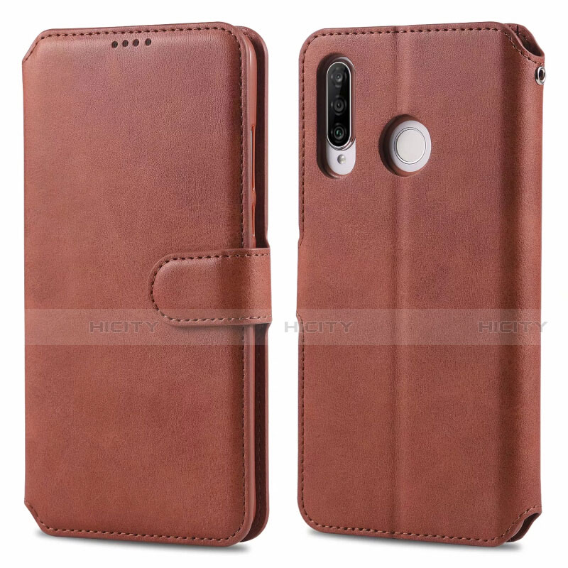 Funda de Cuero Cartera con Soporte Carcasa T03 para Huawei Nova 4e