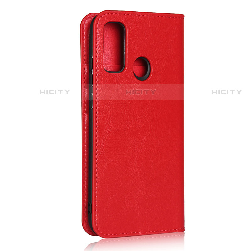 Funda de Cuero Cartera con Soporte Carcasa T03 para Huawei Nova Lite 3 Plus Rojo