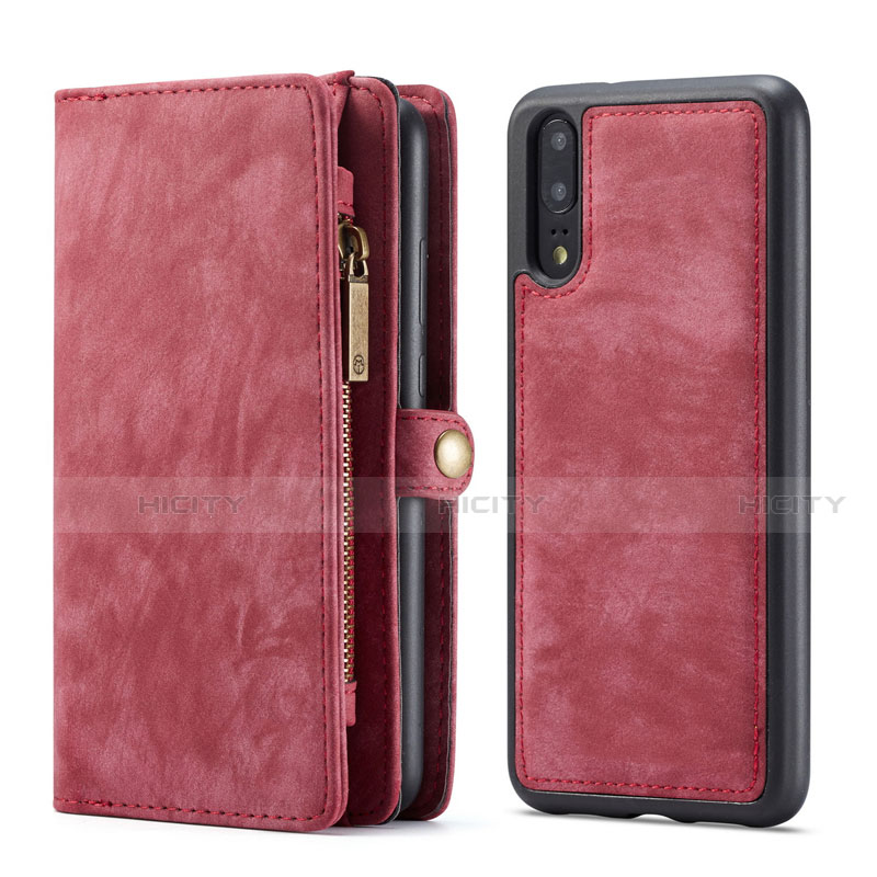 Funda de Cuero Cartera con Soporte Carcasa T03 para Huawei P20 Pro