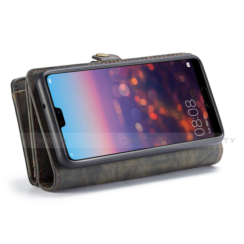 Funda de Cuero Cartera con Soporte Carcasa T03 para Huawei P20 Pro