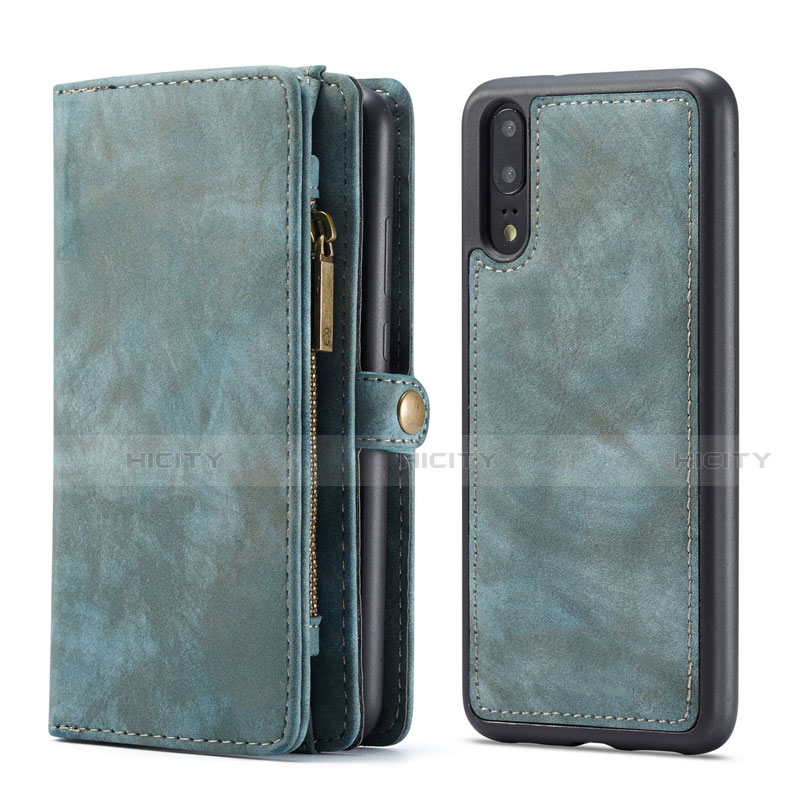 Funda de Cuero Cartera con Soporte Carcasa T03 para Huawei P20 Pro