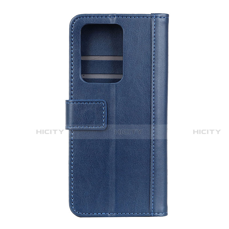 Funda de Cuero Cartera con Soporte Carcasa T03 para Huawei P40 Pro+ Plus Azul