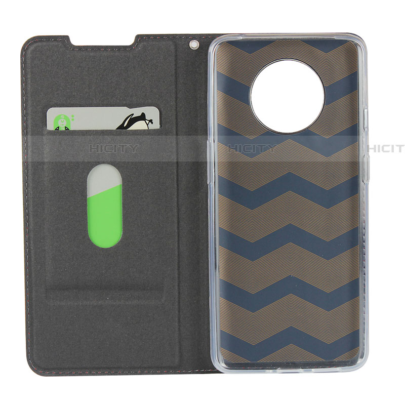 Funda de Cuero Cartera con Soporte Carcasa T03 para OnePlus 7T