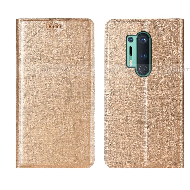 Funda de Cuero Cartera con Soporte Carcasa T03 para OnePlus 8 Pro