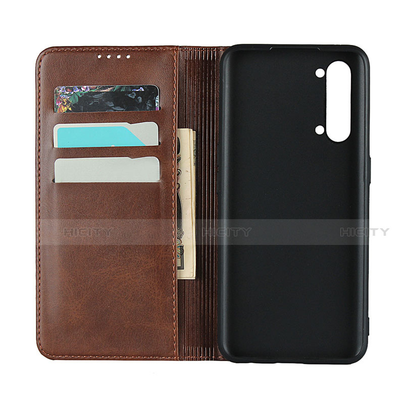 Funda de Cuero Cartera con Soporte Carcasa T03 para Oppo K7 5G