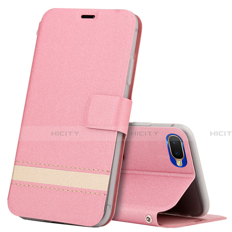 Funda de Cuero Cartera con Soporte Carcasa T03 para Oppo R15X