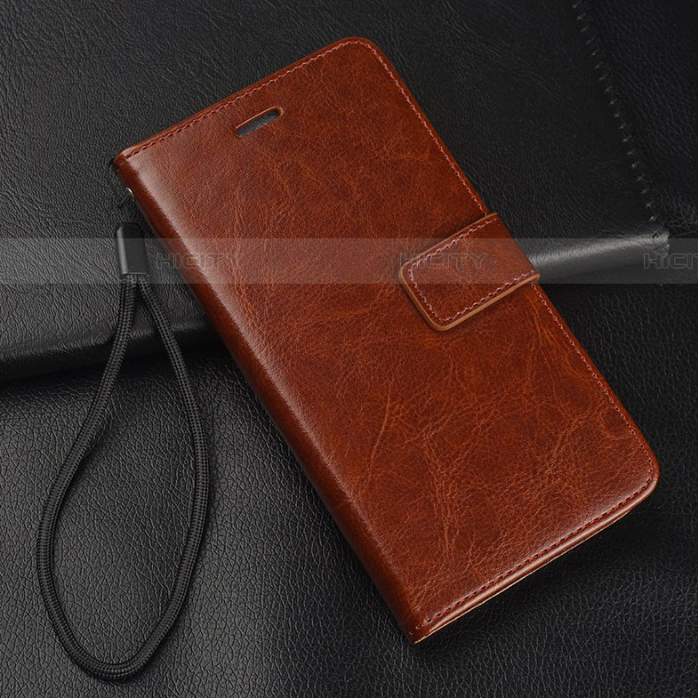 Funda de Cuero Cartera con Soporte Carcasa T03 para Oppo RX17 Pro Marron