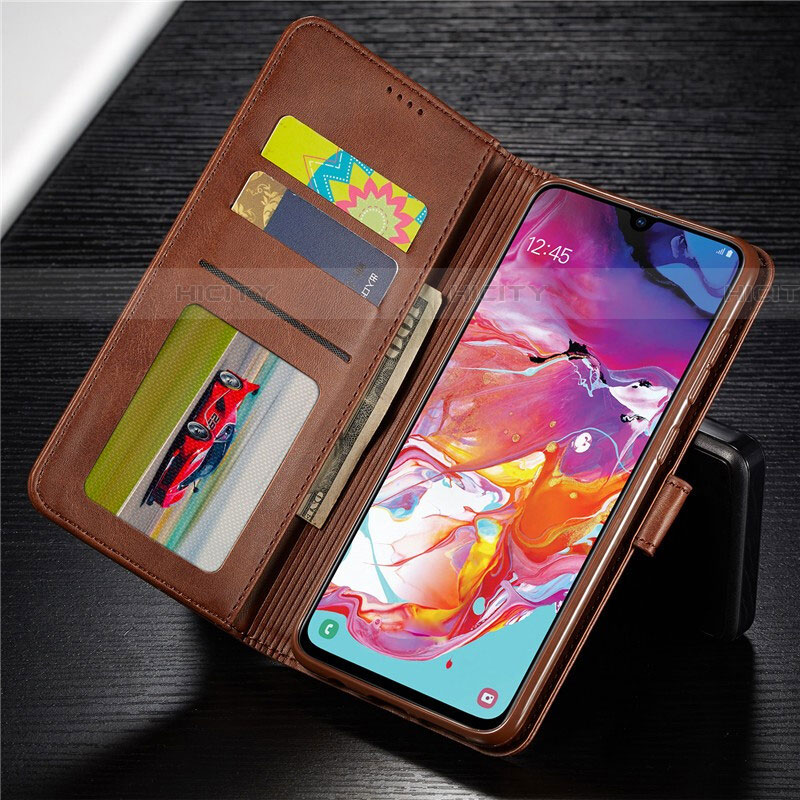 Funda de Cuero Cartera con Soporte Carcasa T03 para Samsung Galaxy A90 4G