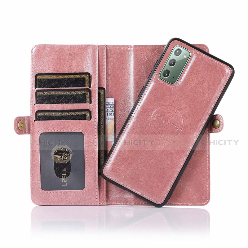 Funda de Cuero Cartera con Soporte Carcasa T03 para Samsung Galaxy Note 20 5G