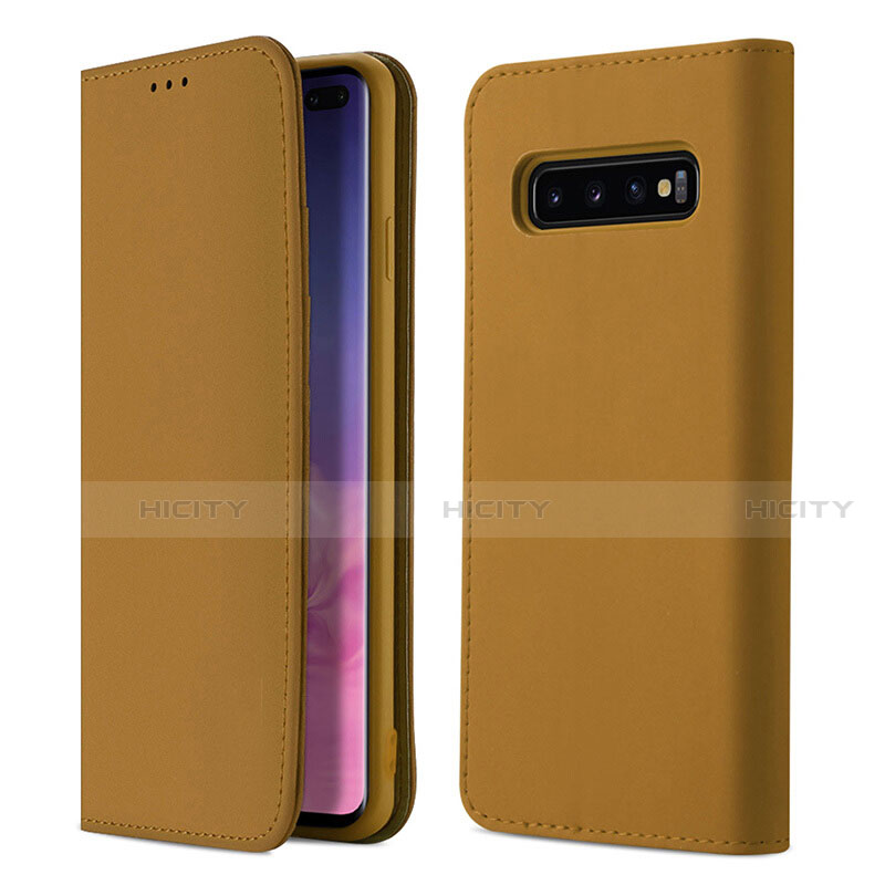 Funda de Cuero Cartera con Soporte Carcasa T03 para Samsung Galaxy S10 Plus