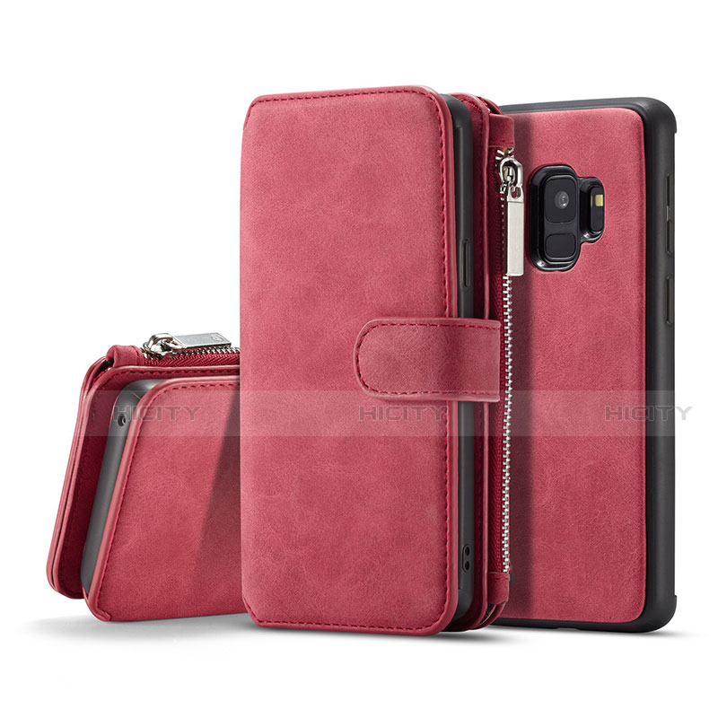 Funda de Cuero Cartera con Soporte Carcasa T03 para Samsung Galaxy S9