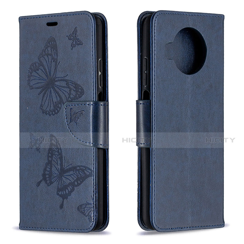 Funda de Cuero Cartera con Soporte Carcasa T03 para Xiaomi Mi 10T Lite 5G Azul