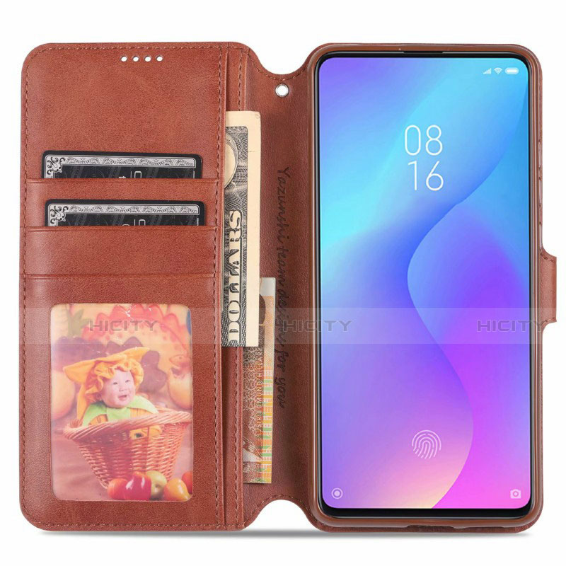 Funda de Cuero Cartera con Soporte Carcasa T03 para Xiaomi Mi 9T Pro