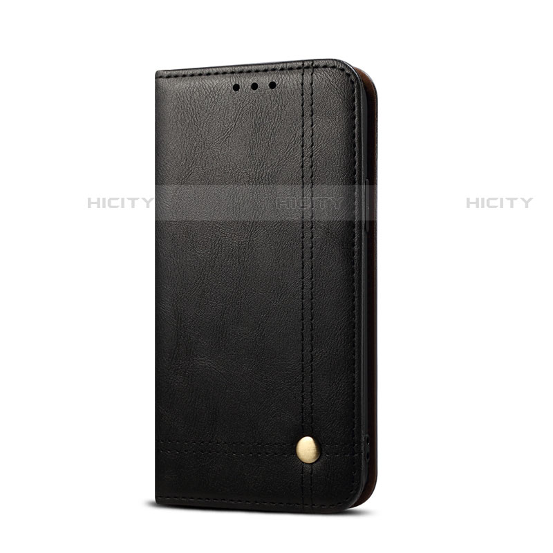 Funda de Cuero Cartera con Soporte Carcasa T03 para Xiaomi Redmi 9A Negro