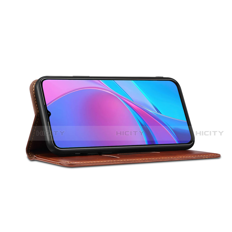 Funda de Cuero Cartera con Soporte Carcasa T03 para Xiaomi Redmi 9i