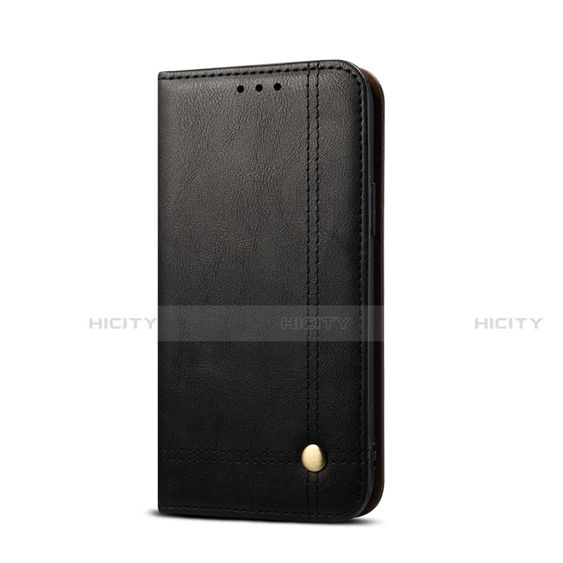 Funda de Cuero Cartera con Soporte Carcasa T03 para Xiaomi Redmi 9i Negro