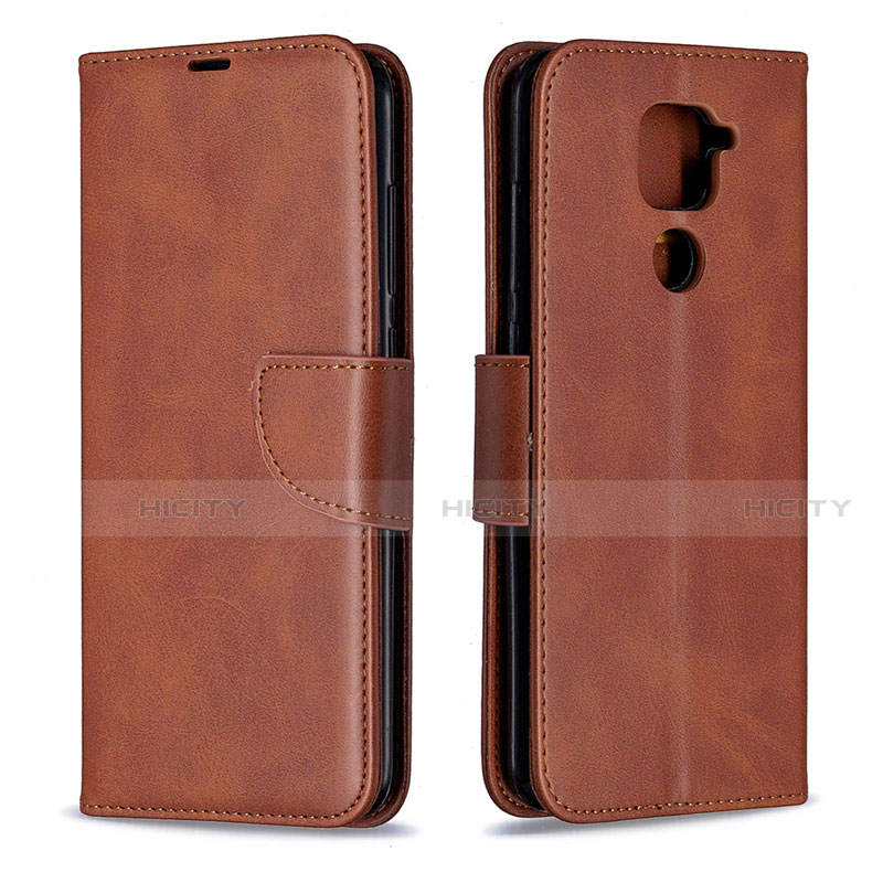 Funda de Cuero Cartera con Soporte Carcasa T03 para Xiaomi Redmi Note 9