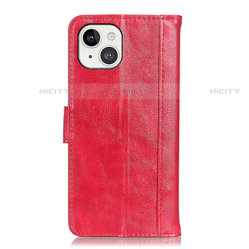 Funda de Cuero Cartera con Soporte Carcasa T04 para Apple iPhone 13