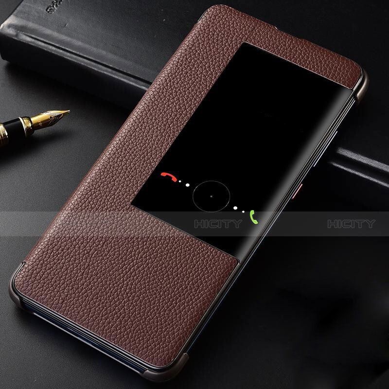 Funda de Cuero Cartera con Soporte Carcasa T04 para Huawei Mate 20