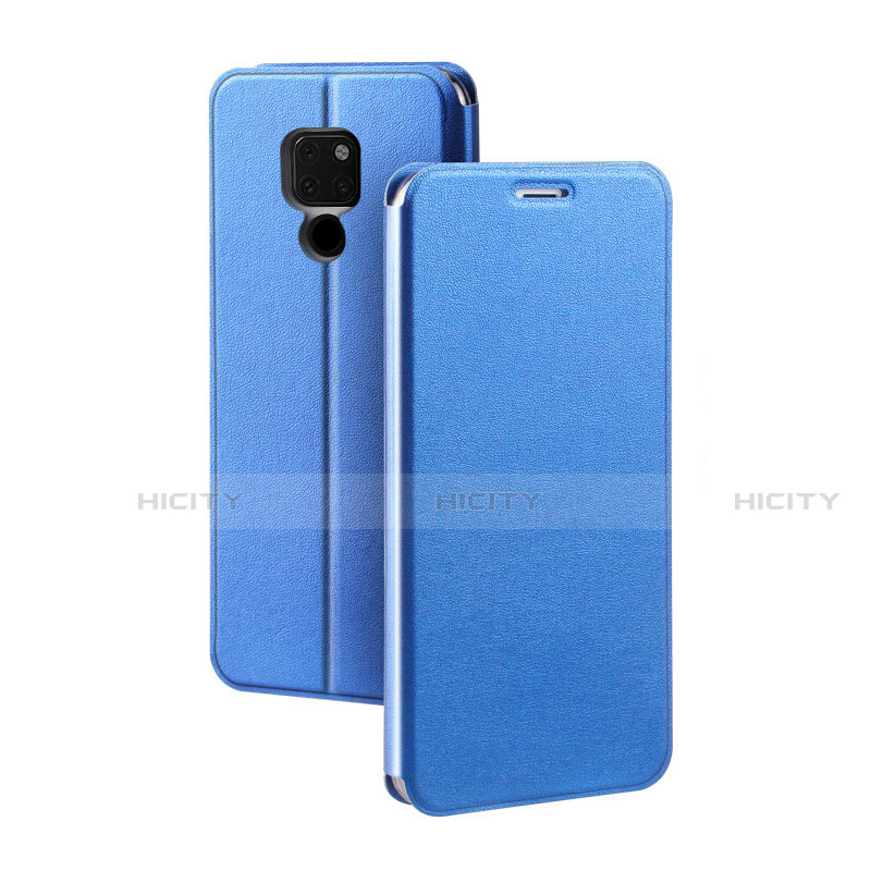 Funda de Cuero Cartera con Soporte Carcasa T04 para Huawei Mate 20 X 5G Azul